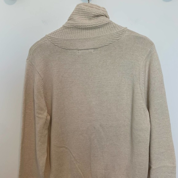 Jeanne Pierre Pullover Long Sleeve Mock Neck Sweater Size Large 100% Cotton - Picture 10 of 15